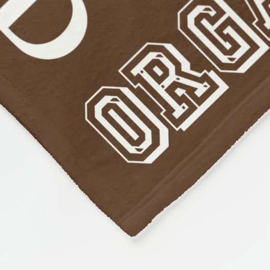 COUVERTURE POLAIRE MOTS CAFÉ (Coin)