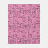 Couverture Polaire Mots d'affirmation Word Art (Devant)