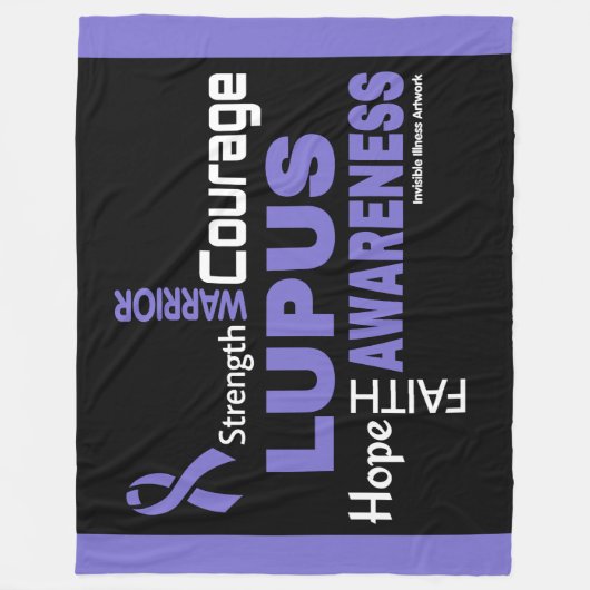 Couverture Polaire Mots...Lupus (Devant)