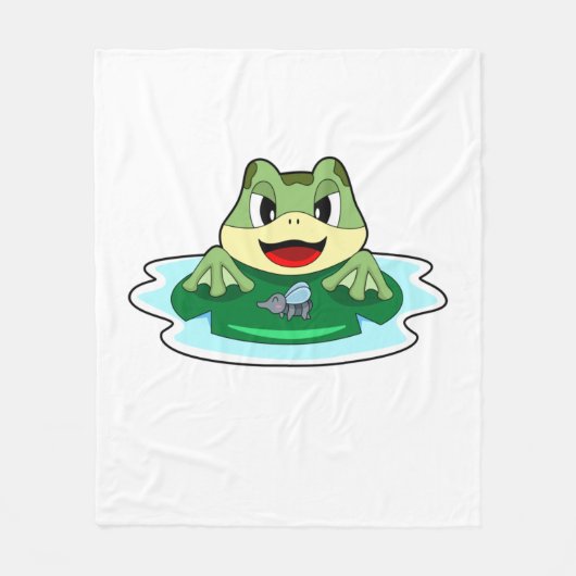Couverture Polaire Mouche de grenouille (Devant)
