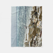 Couverture Polaire mouette et surf marin (Devant)