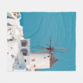 Couverture Polaire moulin Brown et blanc (Devant (Horizontal))