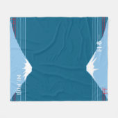 Couverture Polaire Mount Fuji Design Nippon1 (Devant (Horizontal))
