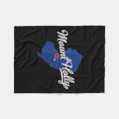 Couverture Polaire Mount Holly New Jersey Nj Map (Devant (Horizontal))