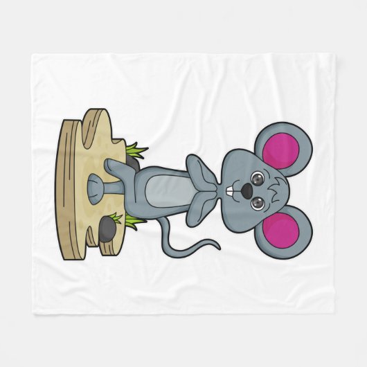 Couverture Polaire Mouse at yoga (Devant (Horizontal))