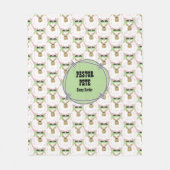 Couverture Polaire Mouton blanc souple (Devant)