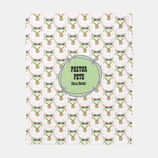 Couverture Polaire Mouton blanc souple (Devant)