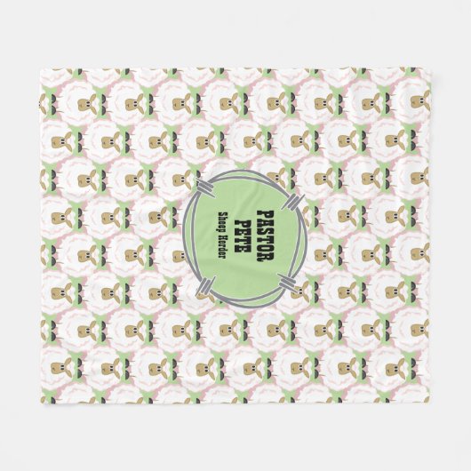 Couverture Polaire Mouton blanc souple (Devant (Horizontal))