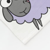 Couverture Polaire Moutons d'arc-en-ciel (Coin)