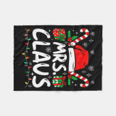 Couverture Polaire Mr And Mrs Claus Santa Hat Couples Family Christma (Devant (Horizontal))