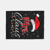 Couverture Polaire Mr Mrs Claus Christmas Couples Matching His And He (Devant (Horizontal))