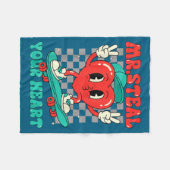 Couverture Polaire Mr Steal Your Heart For Boys Toddlers Valentine's  (Devant (Horizontal))