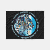 Couverture Polaire Mt Everest Namche Bazaar Tea House Trekking Nepal (Devant (Horizontal))