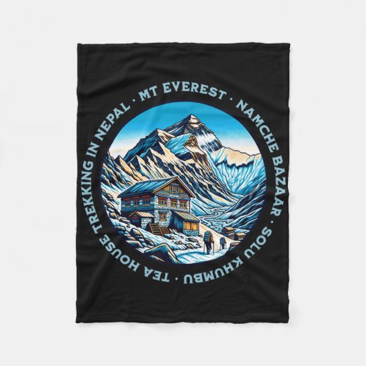 Couverture Polaire Mt Everest Namche Bazaar Tea House Trekking Nepal (Devant)
