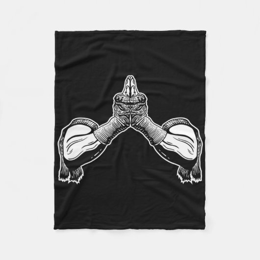 Couverture Polaire Muay traditionnel thaï (Devant)