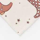 Couverture Polaire Muet Pastels Noël Vacances Bottes Occidentales mig (Coin)