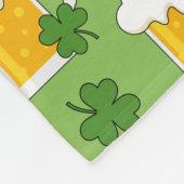 Couverture Polaire Mug de bière irlandaise avec Motif Shamrock Clover (Coin)
