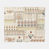 Couverture Polaire Mughal Floral Paisley : Ethnic Digital Elegance. (Devant (Horizontal))