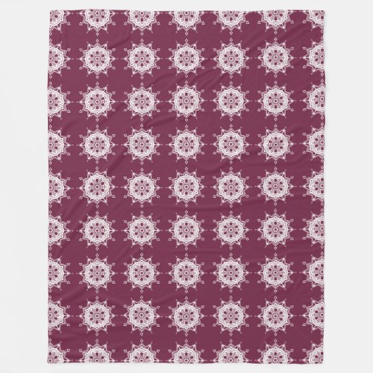Couverture Polaire Mulberry Mandala (Devant)