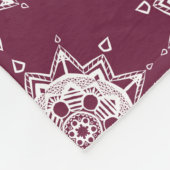 Couverture Polaire Mulberry Mandala (Coin)