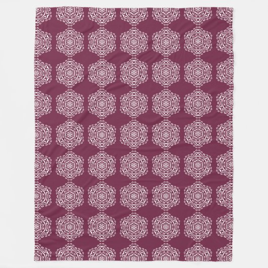 Couverture Polaire Mulberry Mandala (Devant)