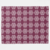 Couverture Polaire Mulberry Mandala (Devant (Horizontal))