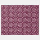 Couverture Polaire Mulberry Mandala (Devant (Horizontal))