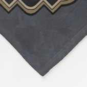 Couverture Polaire Mule Deer Buck et Doe Grey Custom (Coin)