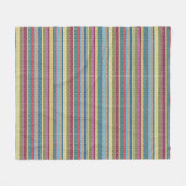Couverture Polaire Multi-Colored Knitted Style Striped (Devant (Horizontal))