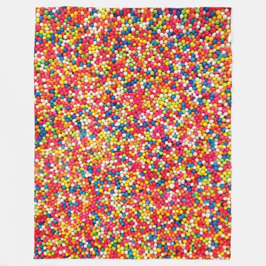 COUVERTURE POLAIRE MULTI-COULEUR (Devant)