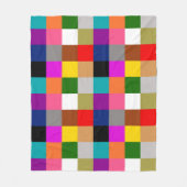 Couverture Polaire Multicolored Bold Color Blocks Design (Devant)