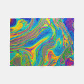 Couverture Polaire Multicolored painting (Devant (Horizontal))