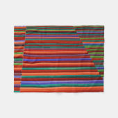 Couverture Polaire Multicolored striped illustration (Devant (Horizontal))