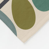 Couverture Polaire Multicouleur moderne à plusieurs tiges kingfischer (Coin)