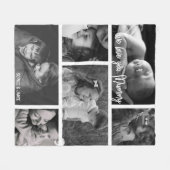 Couverture Polaire Mummy 6 Photo Collage (Devant (Horizontal))