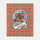 Couverture Polaire Munro Ancien Clan Badge Tartan Plaid (Devant)
