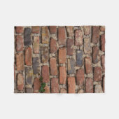 Couverture Polaire Mur Brown en brique (Devant (Horizontal))