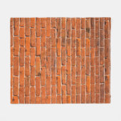 Couverture Polaire Mur de brique rouge mur de brique (Devant (Horizontal))