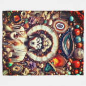 Couverture Polaire Mur de la géoode Bouddha (Devant (Horizontal))