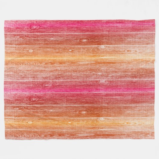 Couverture Polaire mur en bois coloré (Devant (Horizontal))