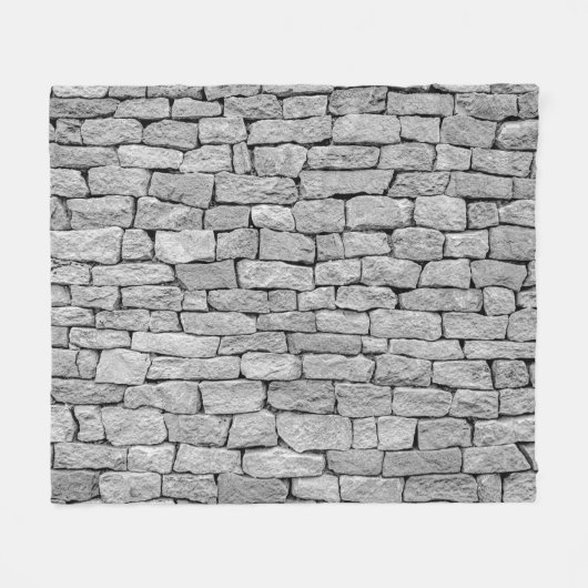 Couverture Polaire Mur en pierre grise, arrière - plan abstrait. (Devant (Horizontal))