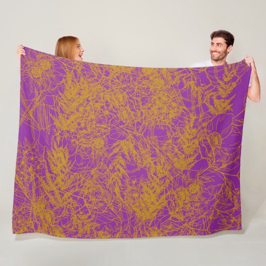 Couverture Polaire Murugi Luxe Maison & Décor Lavender Dream (En situation)