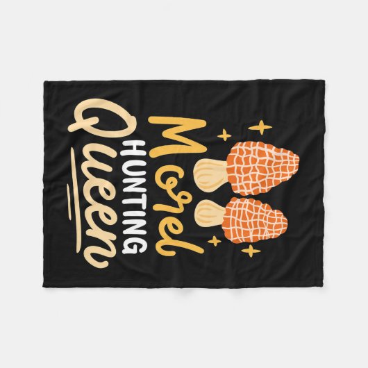 Couverture Polaire Mushroom Morel chasse reine (Devant (Horizontal))
