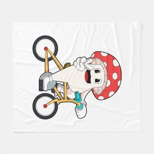 Couverture Polaire Mushroom with Bicycle.PNG (Devant (Horizontal))