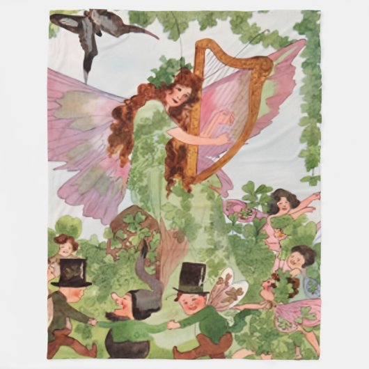 Couverture Polaire Music Faerie Playing Music (Devant)