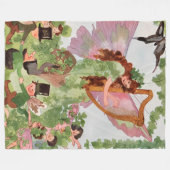 Couverture Polaire Music Faerie Playing Music (Devant (Horizontal))