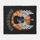 Couverture Polaire Music Maker (guitariste) (Devant (Horizontal))