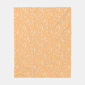 Couverture Polaire Musical blanc (Devant)