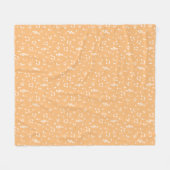 Couverture Polaire Musical blanc (Devant (Horizontal))