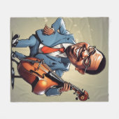 Couverture Polaire musiciens de jazz (Devant (Horizontal))